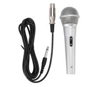 Denash 6.5mm Cardioid Dynamic Vocal Mic, Premium Plastic Wired Handheld Mic with Clear Sound, Ideal for Home KTV, Stage Performances, and Speeches