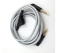 Denash 6.6 -foot Long Headset Cable with Volume Control for A10, Design Without, Stereo Sound Quality Without Loss, Mystical/Fantasy Mystical/Fantasy Material (Silver)