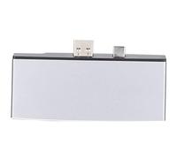 Denash 6 In 1 Dock of High Definition Gray Expansion Adapter USB3.0 for the Keyboard Flash Mouse, Portable Aluminum Aluminum Alloy Coupling Station for OS X User of OS X