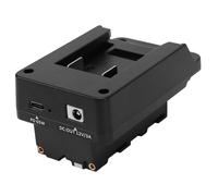 Denash 65W Power Tool Battery Adapter Converter with Type C PD65W Fast Charging and XT60 Output for USB C and DC5525 Power Supply Solutions Built in Double Sided Dummy Battery an