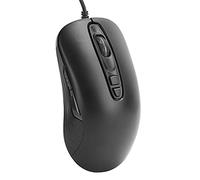 Denash 7 Buttons Wiring Mouse with Adjustable DPI for the External Device of the Game Computer (Black)