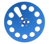 Denash 7 Inch Aluminum Alloy Empty Tape Reel for ReVox Studer Recording, Universal Metal Sound Tape Reel for R2R Players, 1/4 Empty Take Up (Blue)