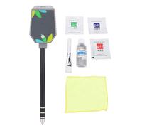 Denash 8 In 1 Soil PH Tester, High Accuracy Digital PH Meter for Soil, Water, Plants with 3 Point Calibration, Backlit LCD Screen, Metal Protective Cover, Connectivity
