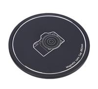 Denash 82MM Magnet Thread Lens Cap, Aluminum Alloy Flocking Design, for Camera Lens