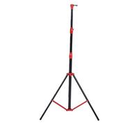 Denash 9.2ft Air Cushioned Light Stand Heavy Duty Stainless Steel Tripod with 1/4 & 3/8 Inch Screw Mounts for Photography Videography Studio Lighting (Red)