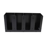 Denash Acrylic Paper Cup Dispenser, Efficient Storage Organizer for Cafe, Office, Bar, Restaurant, 4 Compartments (Upright)