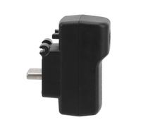 Denash Action Camera Mic Adapter, Type C 3.5mm 2 in 1 Stable Compact Sports Camera Mic Charging Adapter ABS for X4 Panoramic Camera
