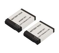 Denash AHDBT Replacement 001 Battery 3.7 V 1100MAH Li Ion -kku for the Sports Camera, 2 X Battery of the Action Camera