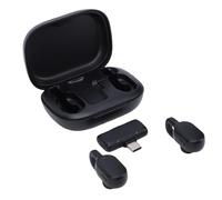 Denash AI Noise Reduction Wireless Microphone, 80dB Signal to Noise Ratio 48KHz Sampling Rate Magnetic Lapel Mic, with Fast Charging 6H Battery Life, for Live Streaming Vlog Recording