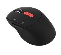 Denash AI Voice Mouse, M9 Mouse with Built-in Microphone for Voice Input, Translation, Search, and Control, Quiet Ergonomic Rechargeable Wireless Computer (Black)