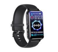 Denash AI Voice Recorder Watch, Bluetooth APP Control Sound Recording Watch with Real Time Translation Smart Transcription for Meeting Study Travel (8GB)