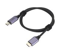 Denash Aluminum Alliam 8K Magnetic Magnetic HD Multimedia Interface Video Cable with LED Indicator for HDCP and 3D Support to Take Advantage of the Video Quality (1.5m)