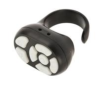 Denash App Page Turner Ring with Load Case | Transparent Navigation | Practical Reading and Visualization | Distant Photograph | Main Control | System Users (Black)