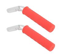 Denash Assistance for The Car Door That Handles The Grip Without Resistant and Stable Sliding for Safety and Adequate Stability for Most Cars of 2 Portable Automotive Support Bar (Red)