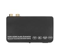 Denash Audio Extractor 4K HDR Transmitter for Computers, Splinter Converter for TV & Power Amplifier, Multifunctional ARC Audio Splitter for Home Entertainment