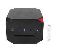 Denash Automatic Card Dealer Machine, 2 in 1 Shuffling and Dealing with 180 or 360 Degree Rotation for Poker Skip Bo (Black)