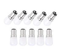 Denash B15 LED Candle Bulb 1.5W Heat Resistant Pack of 10 for Campers and Hotels AC