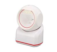 Denash BARCODE SCANNER 2D 1D OMNidirectional Sensing for Computer Phone Screens, Highly Resistant Bar Code Reader for Shopping Center, ABS Material Label Reader (White)