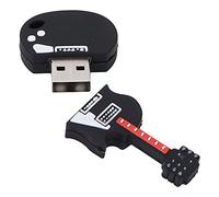 Denash Bass Guitar USB Flash Drive, Cute Portable Data Transfer USB Stick, Unique Music Accessories for Friends Students Musicians (16GB)