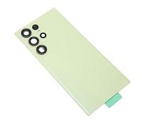 Denash Battery Door Exchange of the Rear Glass Cover for Dust for S23 Ultra - Complete Repair Together for Wear and Tear and Advantage (Yellow)