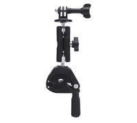 Denash Bike Camera Mount, Aluminum Alloy Camera Clamp Mount Bike Motorcycle Handlebar Holder Bike Camera Clamp for Action 5 4 3 3 2 X4 X3 Accessory
