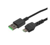 Denash Black Pure Copper Core Gaming Mouse USB Cable, Expansion of the Lifespan of Mamba Elite, 2.2 M Mouse Line for Super Mamba, Compact and Convenient