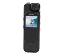 Denash Body Camera with Audio and Video Recording, 2K Body Worn Camera Back Clip 180° Rotatable Lens Video Recording Camcorder for Travel Camping Cycling