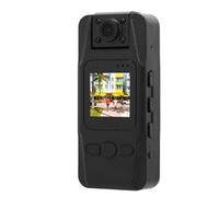 Denash Body Worn Camera 4K HD Wearable Camcorder 12MP 180° Rotatable Lens with 1.3 Inch Sunlit Screen & Electronic Anti Shake for Night Recording WiFi APP Connection