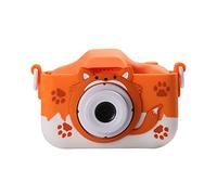 Denash Children for Children Cartoon Fox Mini Digital Camera 40mp HD Dual Camera for Selfie Video Recording, Funny Drawing Cover (Orange)
