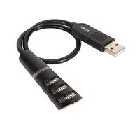Denash CISNE USB CLURE MICROPHONE Clear Silence Silence Function for the Laptop Computer Desktop Computer Classs in Line Karaoke, Abspopower Supply