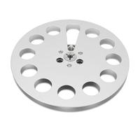 Denash Classic 7 Inch Design of Empty Ribbon Coil for Studer Opening Machine Parts, Light Aluminum Alloy Intake Coil and Wear Test, Suitable for Any 1/4 Inch Ribbon (Silver)
