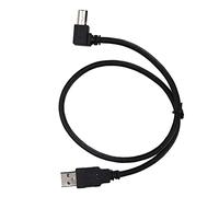 Denash Connection Adapter to the Right of the USB A A USB Black Conversion Cable for Printer, Laptop, Laptop