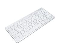 Denash Cordless Keyboard,Portable Bluetooth Bilingual Universal Keyboard,Ultra Thin Compact Quiet Keyboard for PC Laptop (French AZERTY Layout)