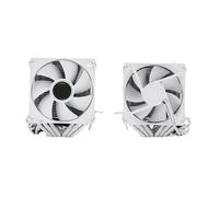 Denash CPU Air Dual Cooling Tower 6 Heat Tube 3pin 48cfm 22 Db Cooling Fan for 775 1150 1151 for, Easy Installation for Desktop Users