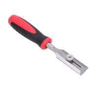 Denash CRV Steel Wood Processing Flat Chisel Adjustable Adjustment Adjustable, Comfortable TPR Handle, Ideal for Furniture Production, Suitable for Qualification Levels