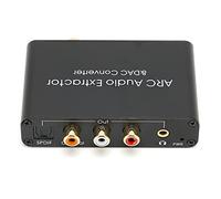 Denash DAC CONVER EXTRACTOR FOR HDTV DVD, Remote Volume Control Support FOR Home Entertainment, Aluminum Alloy Material