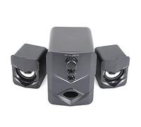 Denash Desktop Stereo Speaker with Extraordinary Serious Impact and 3W Output, Pear Adjustment for the Laptop, Suitable for Home or Office