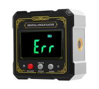 Denash Digital Angle Finder, Level Angle Inclinometer Protractor with Backlit LCD Display, Magnetic Base, Aluminum Alloy Housing for Woodworking, Ventilation Openings, Air Ducts