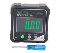 Denash Digital Inclinometer, 4x90 Degree Range Backlit LCD Screen Magnetic Angle Finder, Electronic Angle Finder for Woodworking Table Saw, with ABS Material