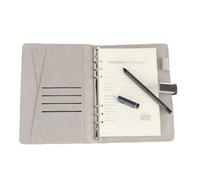 Denash Digital Smart Pen Notebook Set, 360 Degree Writing Real Time Sync 5.0 OCR Text Recognition, with Video Playback Multi Format Export, for Android Phones Tablets (Black)