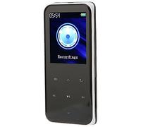 Denash Digital Voice Recener Portable MP3 Recorder One Key Recording Tactile Buttons for the ABS LCD Black Meeting Office (32GB)