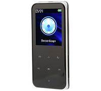 Denash Digital Voice Recener Portable MP3 Recorder One Key Recording Tactile Buttons for the ABS LCD Black Meeting Office (8GB)