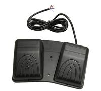 Denash Double Foot Switch Self -locking 2 Wire Foot Pedal Switches for the Industrial Devices of Devices 250 V AC 16A Self -locking Switches Design for
