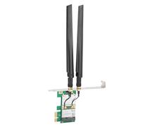 Denash Double Frequency Network Card of 300 M 802.11an WLAN Adapter for /8/10/xp System, Strong Practicality, PCIe Interface for Computer Accessory
