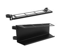 Denash Double Layer Tool Rack Fit for Packout Toolbox, Heavy Duty Steel Mounting Bracket, Tool Holder for Tools Up to 2.8 Inches Wide
