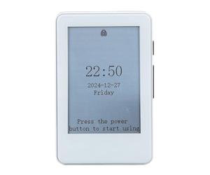 Denash Electric Book Reader, 2.7 Inch Touchscreen Display with MP3 Player, Music Playback and Lyrics Sync, for Reading Entertainment and Daily Tools