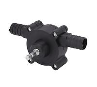 Denash Electric Drill Driven Self Priming Pump, Manual Water Oil Fluid | Mini Self Priming Pump with 7 Accessories, Home Heavy Duty Transfer Pump Tool for Water, Oil, Dilute Solvents