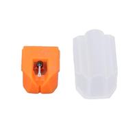 Denash Elliptical Turntable Needle Replacement for Improved Sound Quality for AT-LP120X Series and Similar Models, 1 Unit (Orange)