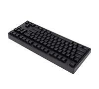 Denash Ergonomic Mechanical Keyboard Wired Ergonomic 87 Keys with Sublimation Keyboard, Sustainable Computer for Win7, Win8, for Desktop Players (Black)