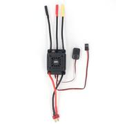 Denash ESC Speed Controller Without High -performance 45th Brooms for 1/10 RC Cars with External Programming Port for Improved Control